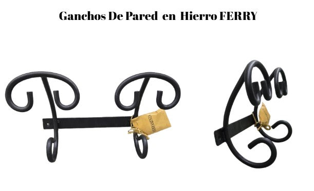 Ganchos De Pared en Hierro FERRY