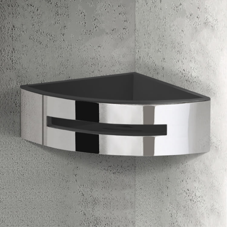 Esquinero para baño cromado